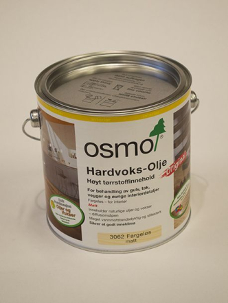 Osmo | Hårdvaxolja 2.5L Farglös Matt 3062, Osmo