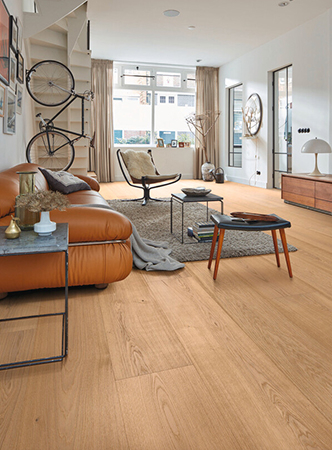 Meister Lindura HD 400 270 mm Natural Light Oak 8918 Härdat trägolv, Meister